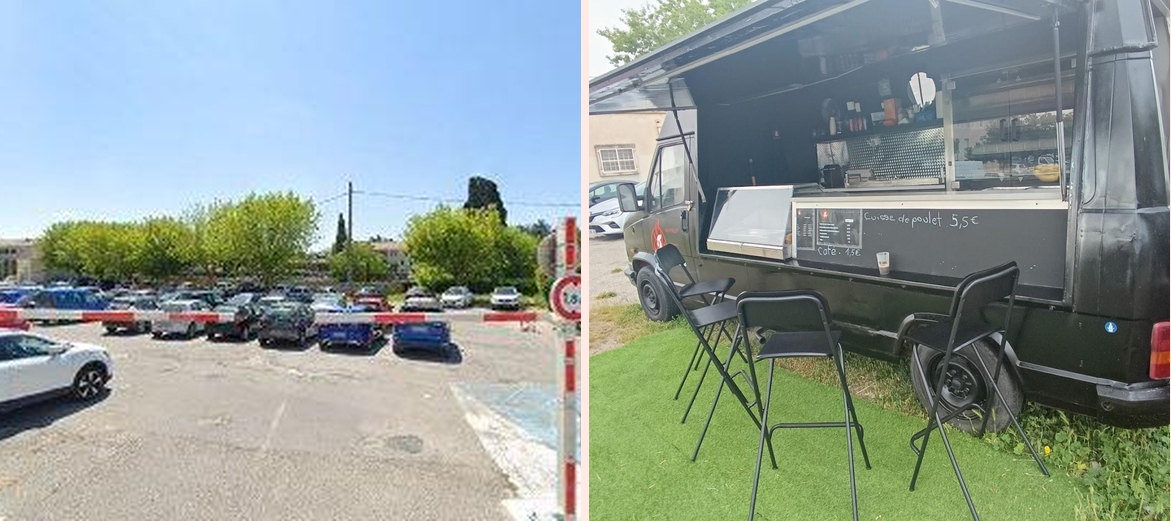 Parking de la salle des fetes de Puyricard - Photo 1